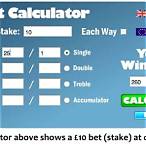 bet payout calculator